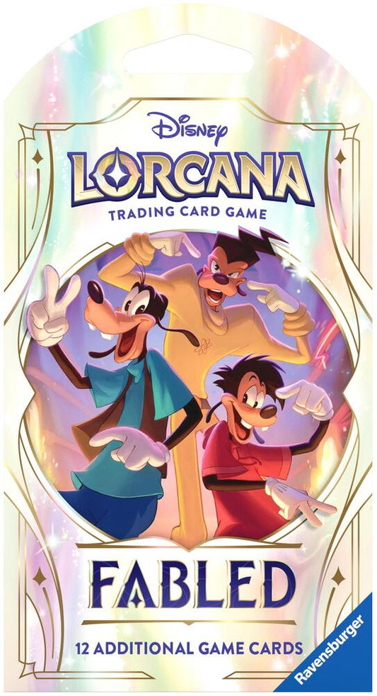 Disney Lorcana: Fabled Sleeved Booster Pack - Fabled (9)
