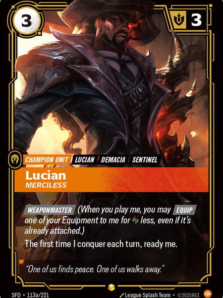Lucian - Merciless (Alternate Art)